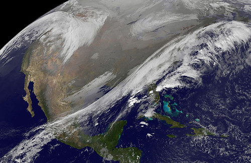 Satellite Views Early Thanksgiving Travel Trouble Areas in U.S.